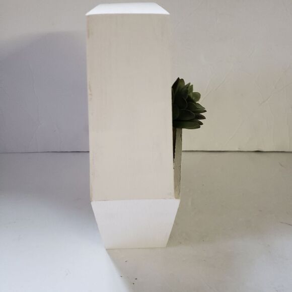 Handpainted Decorative Box w/Succulent - Picture 3 of 7